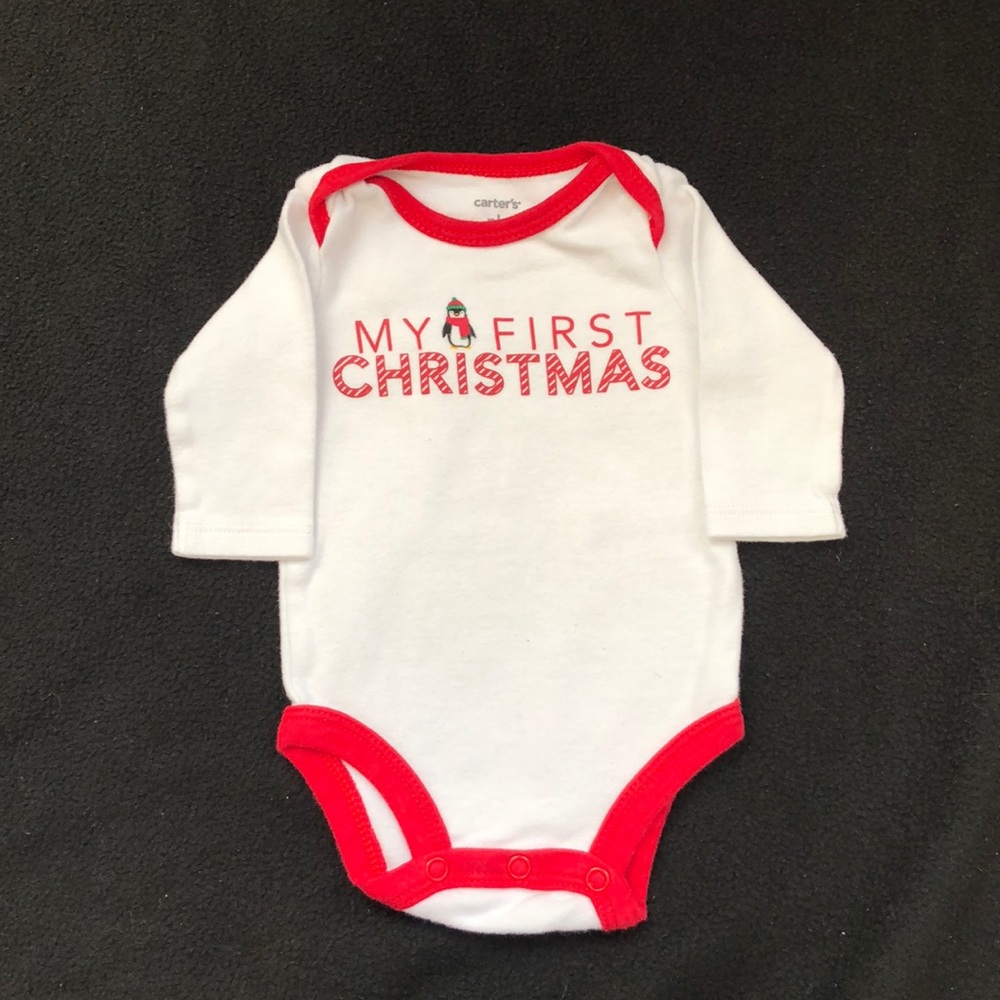 3/$20 - Carter’s newborn Christmas onesie